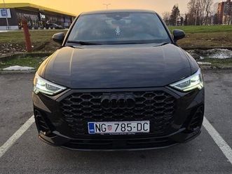 audi q3 sportback 35 tfsi s tronic s line, black edition, matrix, 2022 god.