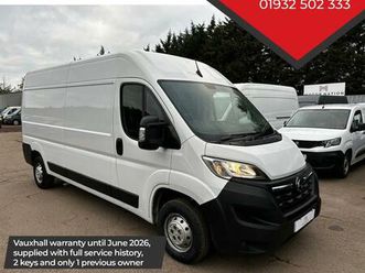 2023 vauxhall movano 2.2 cdti 3500 biturbo prime panel van 5dr diesel manual fwd l3 h2 euro 6 (s ...