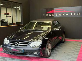 mercedes classe clk cabriolet 200 k avantgarde/ 184cv/ ethanol/ sièges chauffants/ capote 0 défauts