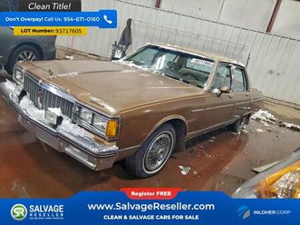 1985 pontiac parisienne sedan