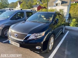 2010 lexus rx450h rx 3.5 249hk 4wd automat cruisekontroll rep.objekt