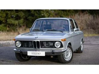 1974 bmw 2002tii perfect restoration lhd silver/black leather a vendre