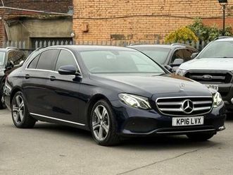 2016 mercedes-benz e class e220d se 4dr 9g-tronic saloon diesel automatic