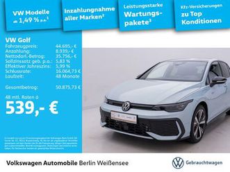 golf viii 1.5 ehybrid gte*dsg*navi*rfk*acc*matrix
