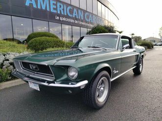 ford mustang fastback dorigine highland green,302 code j + historique complet
