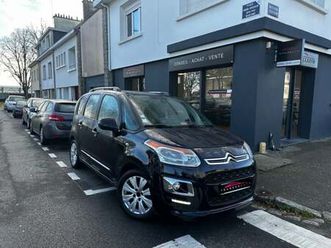 citroen c3 picasso exclusive 120cv - 1ère main - garantie 12 mois - camera de recul - toit panoramique - attelage