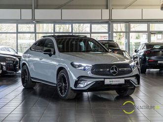 mercedes-benz glc 300 d coupe amg pano ahk burm memo red