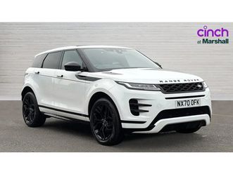 2020 land rover range rover evoque 1.5 p300e r-dynamic s 5dr auto