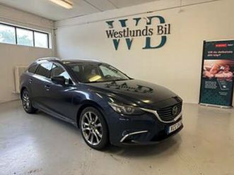 mazda 6 wagon 2.2 skyactiv-d awd euro 6| navi | m-värm | drag