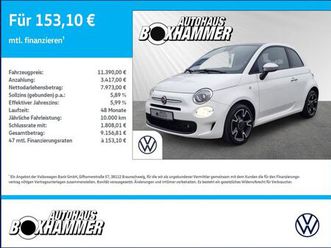 fiat 500 1,0 mild hybrid rockstar navi+pano.dach+te