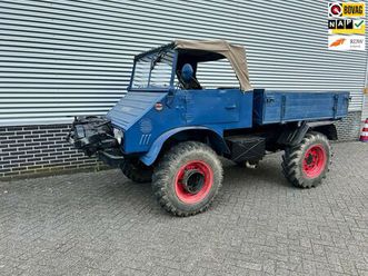 mercedes-benz unimog - bosbouw lieren voor en achter
