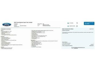 used 2007 ford explorer sport trac limited