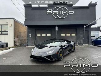 2021 lamborghini huracan evo v10 5.2l 610hp cuir & alcantara gps carplay bl