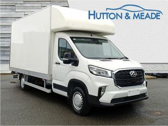 maxus deliver 9 luton body with tail lift