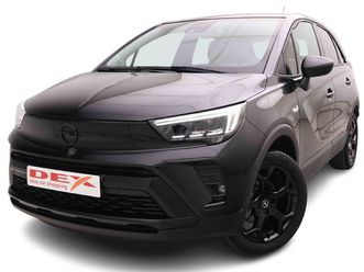 opel crossland 1.2 turbo 110 elegance black + navi +led + camera + 1/2 leather + carplay + ...