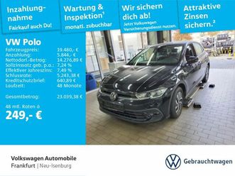 polo 1.0 tsi dsg life spurhalteassistent sitzheizung led heckleuchten