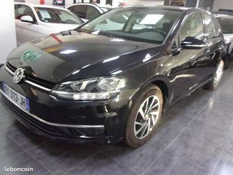 vw golf 7 1.0 tsi 110 connect 6/18 63mkm 5p 2°m france carplay/gps/tel/ja16/camera+radars/regul adapt/factures entretien