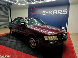 audi 100 2.3e 133ch c4 carte grise collection historique complet - garantie 6 mois