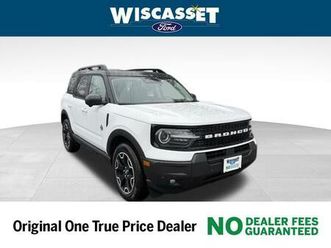 new 2025 ford bronco sport outer banks