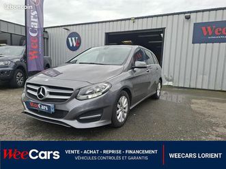 mercedes classe b 1.5 180 cdi 110 inspiration 7g-dct bva - garantie 12 mois