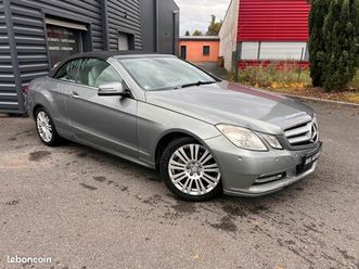 mercedes classe e cabriolet 200 cgi be executive 7 gtro