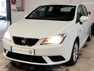 seat ibiza (4) 1.2 60cv i-tech 5 portes ideal jeune permis historique entretien a jour garantie 6 mois