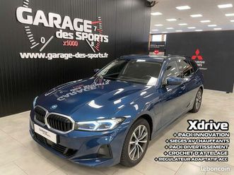bmw touring 320e xdrive 204 ch bva8 business design + crochet d'attelage + sièges av chauffants + pack divertissement + pack innovation + régulateur de viesse a