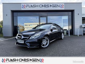 mercedes classe e phase 2 coupé 350 cdi 3.0 v6 252 ch 7g-tronic pack amg - toit ouvrant suivi com...