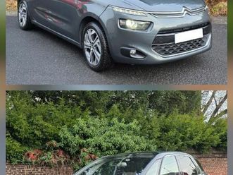 citroen c4 picasso 1.6 e-hdi 115 cv serie business+ cuir-s&s-led-ja-cam-clim auto-alarm-rad-gps-keys-att-rv-blu..