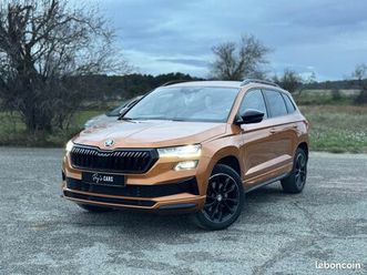 skoda karoq 1.5 tsi act - 150 - bv dsg7 suv sportline - cam - sieges chauffants