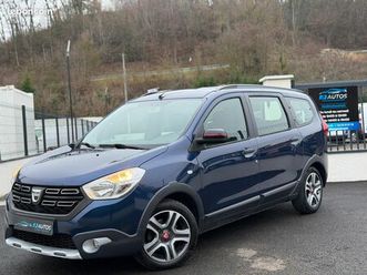 dacia lodgy 7 places stepway techroad 1.3 tce 130ch. 36 000kms. 08/2019