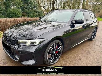 bmw serie 3 m340d touring 340 ch xdrive, laser, assistant driving pro, h/k, pano, caméra 360°, tva récupérable loa possible