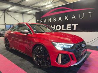 audi rs3 berline 2.5 tfsi 400 s tronic 7 quattro 1ère main france malus payé + gar audi 12/26 + carnet complet audi