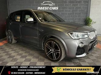 bmw x3 (f25) lci 35d 3.0 313ch x-drive m sport bva8 - garantie 6 mois minimum