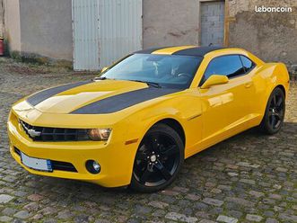 chevrolet camaro v6 jaune transformers – boîte auto, look mythique 305 chevaux