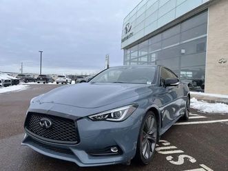 2022 infiniti q60 red sport i-line! awd! leather interior! moonr