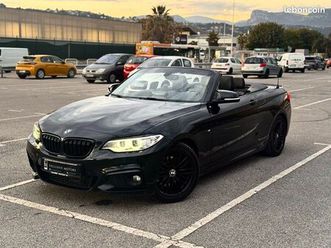 bmw série 2 cabriolet 220d 190 ch m sport – première main – entretien bmw - jamais accidenté