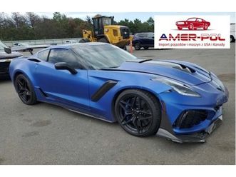 chevrolet corvette 2019r., 13zr, 6.2l v8 755 hp 6.2 benzyna 755km