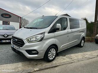 ford transit custom cabine approfondie 2.0 tdci 170cv bva révisé / garantie