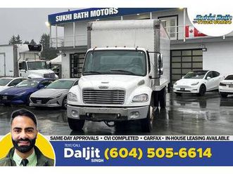 2005 freightliner m2 24' box + liftgate + hydraulic brake