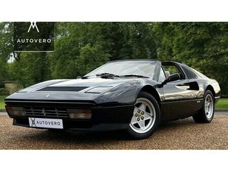 1986 ferrari 328 noir manuel, 5 vitesses conduite à droit...