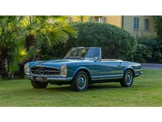 1965 mercedes sl class bleu manuel, 4 vitesses conduite à...