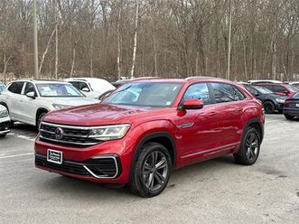 certified 2021 volkswagen atlas cross sport 3.6l v6 se w/technology r-line