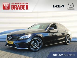 mercedes-benz c-klasse 180 sport edition | stoelverwarming | amg-styling | camera | 18 lm | elek. stoelverstelling | dodehoek detectie | led | navi | pdc |