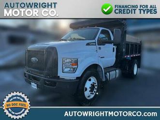 2019 ford f650 w/10 ft dump body