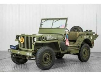 willy jeep ww2 oorlogsjeep 4x4 1945 (bj 1945) — jeep — marktplaats