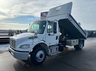 2012 freightliner m2 106 with new crysteel 14' contractor body package