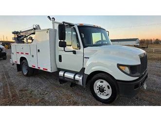 2012 international terrastar 3500lb crane air compressor mechanics ser