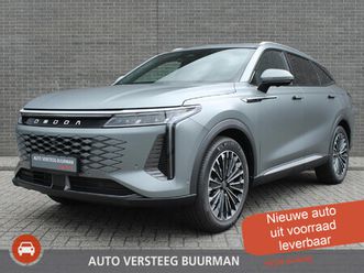 omoda 9 shs phev premium 20lm velgen, elek.schuif/kanteldak, camera rondom, stoelmassage, 1.500 kg trekgewicht