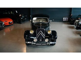 1950 citroen traction avant noir manuel, 3 vitesses condu...